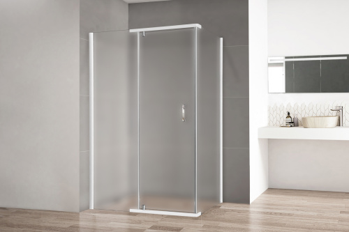 Душевой уголок Royal Bath HPVD RB1140HPVD-C 140х100 стекло матовое профиль белый без поддона