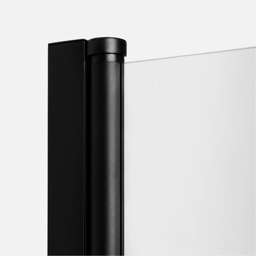 Душевой уголок New Trendy NEW SOLEO Black D-0239A/D-0116B 90х100 стекло прозрачное профиль черный - фото 5