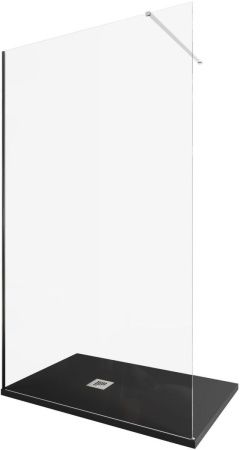 Душевая перегородка Allen Brau Infinity 3.21019.BA 120х200 стекло прозрачное профиль серебро