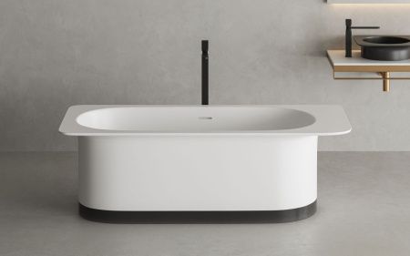 Раковина из искусственного камня S-Stone Salini Ninfea 130221MF 50х40 напольная цвет белый