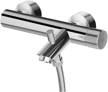 Смеситель для ванны с душем Paffoni Jo JO022CR настенный хром без термостата
