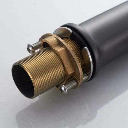 Смеситель Shevanik S43T S4301T на раковину оружейная сталь