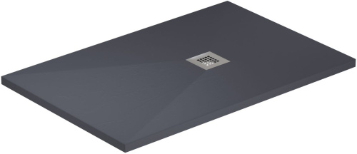 Душевой поддон Allen Brau Priority 8.31006-AM 120х80 искусственный камень черный - фото 2
