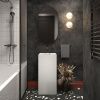 Раковина акриловая Wellsee Pure BY Wellsee 230712000 40х40 напольная цвет белый без отверстий под смеситель