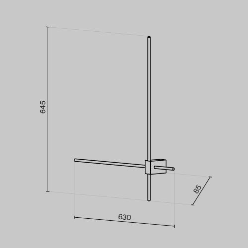 Бра Maytoni Technical Pars C070WL-L12GB3K - фото 3