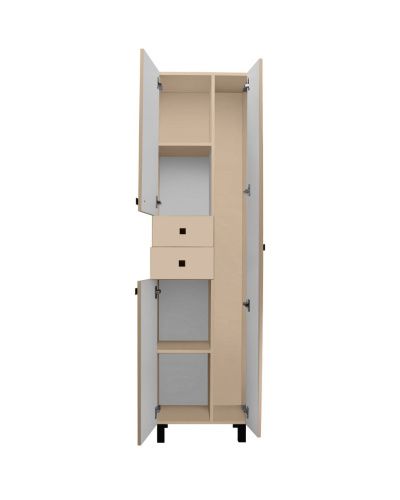 Шкаф-пенал RUNO ЭКОНОМ 00-00004888 50х31х191 напольный цвет какао - фото 2