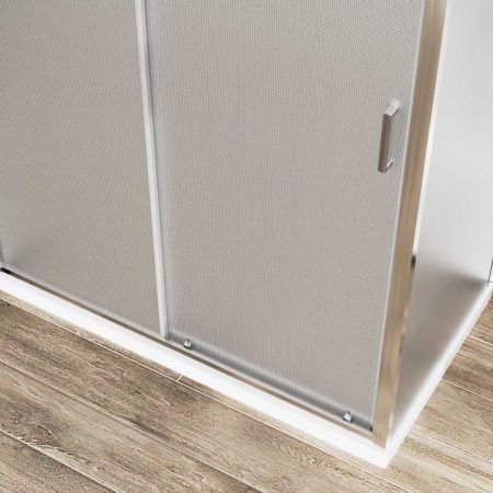 Душевой уголок Vincea City VSR-5CT9012MT 120х90 стекло текстурное профиль хром без поддона