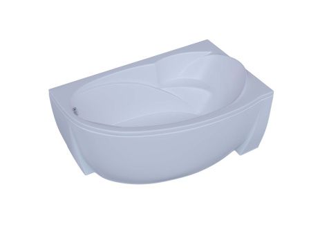 Ванна акриловая Aquatek Бетта BET150-0000058 150х95 пристенная асимметричная с каркасом без ручек