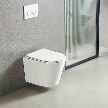 Унитаз подвесной Vincea Piatti VT1-11T белый с сиденьем микролифт безободковый смыв торнадо