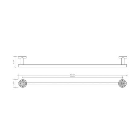 Полотенцедержатель Decor Walther Basic 0531460