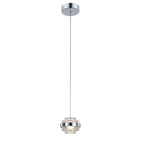 Светильник подвесной Delight Collection Indiana (Индиана) MD22030002-1A chrome/clear