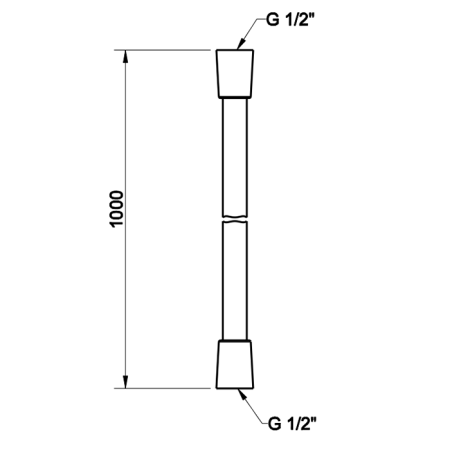 Душевой шланг Gessi Technical Accessories 28773#031 хром