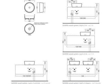 Раковина из сантехнического фаянса Hatria HAPPY HOUR A0Y1VG25 40х40 накладная цвет белый