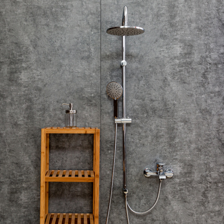 Душевая стойка Agger Happy A0493500 настенная цвет хром