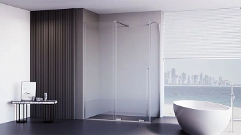 Душевой уголок Veconi Premium Trento PTC50-SP-11090-CH-01-C4 110х90 стекло прозрачное профиль хром глянцевый без поддона