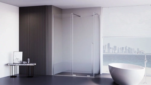 Душевой уголок Veconi Premium Trento PTC50-SP-15090-CH-01-C4 150х90 стекло прозрачное профиль хром глянцевый