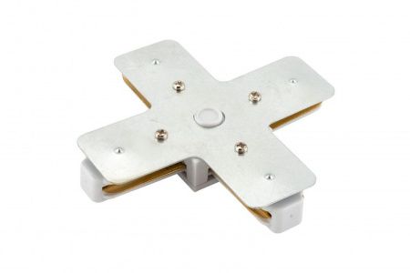 Коннектор Х-образный Denkirs DK Track White (ДК Трацк Вхите) TR1104-WH