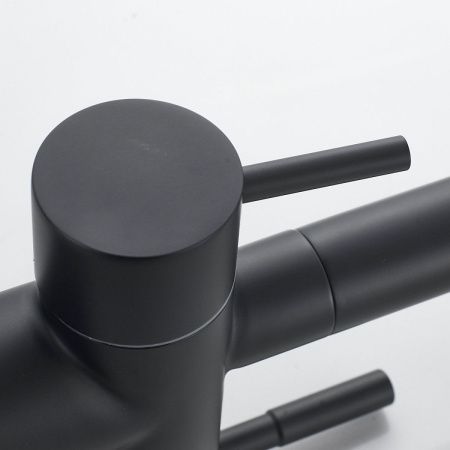 Смеситель для кухни Shevanik S468H на мойку черный