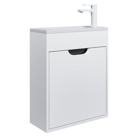 Тумба под раковину Uperwood Modul 2930205359 50х20 подвесная цвет белый