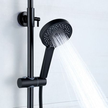 Душевая лейка Bond Circle B01-9788 цвет черный