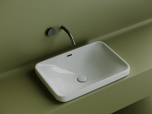 Раковина Ceramica Nova ELEMENT 61 см CN5041 встраиваемая цвет белый - фото 5