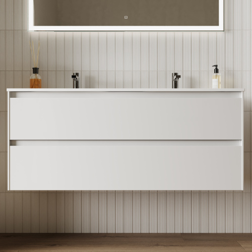 Тумба под раковину Sancos Cento CN120-2W 119х45х50 настенная - фото 4