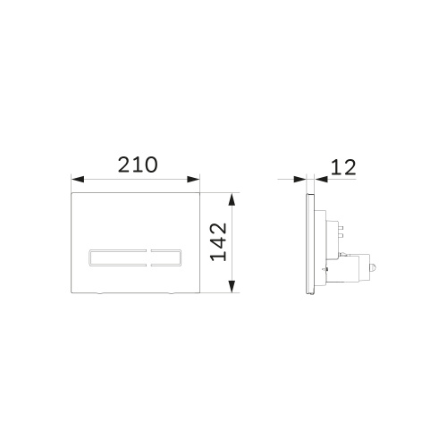 Клавиша смыва сенсорная Am.Pm Touch Pro I0450A38 цвет черный глянцевый - фото 3 Клавиша смыва сенсорная Am.Pm Touch Pro I0450A38 цвет черный глянцевый - фото 3