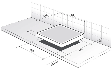 Варочная панель индукционная De Dietrich DPI7686XS