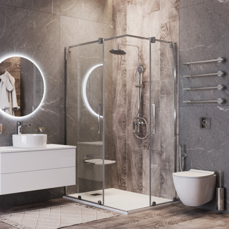 Унитаз подвесной Bond Oval F01-10 белый с сиденьем микролифт безободковый душевой смыв