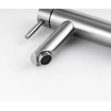 Смеситель Knotlor STREAMLINE SS-04 на раковину нержавеющая сталь
