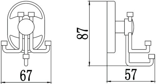 Крючок Savol S-007055 - фото 2