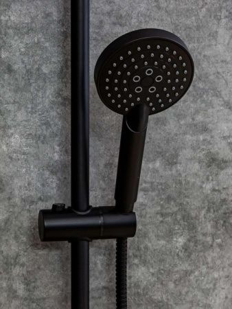 Душевой гарнитур Orange O-Shower OS702b настенный черный