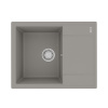 Кухонная мойка LeMark Imandra 640 9910021 64х50 цвет серый поверхность матовая