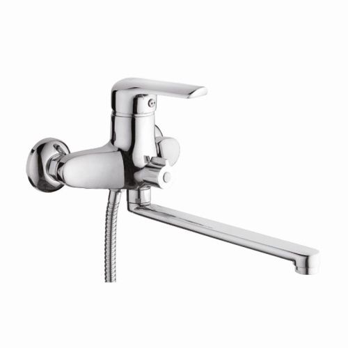 Смеситель для ванны D-Lin D146406 настенный хром - фото 2