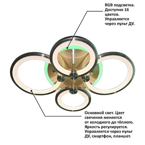 Люстра потолочная Natali Kovaltseva INNOVATION STYLE (ИННОВАТИОН СТЫЛЕ) INNOVATION STYLE 83025 - фото 2