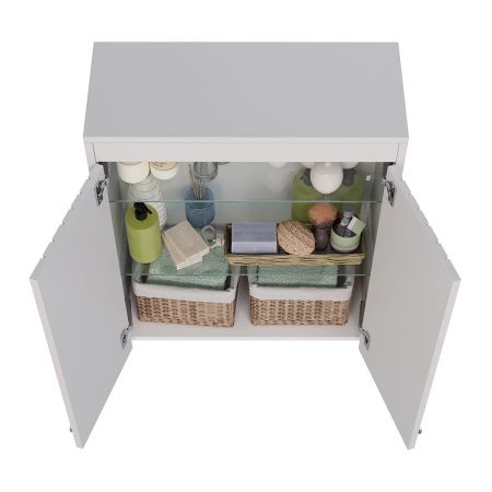 Шкаф LeMark Romance LM07R35SH 60х80 подвесной цвет белый