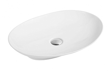 Раковина керамическая Art&Max AM2370 70х43 накладная цвет белый