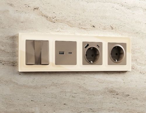 Рамка двухместная Ambrella Volt Platos (Платос) AF330302 - фото 2