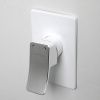 Смеситель для душа Wasserkraft Aller 1060 WHITE 10651W встраиваемый в стену белый/хром