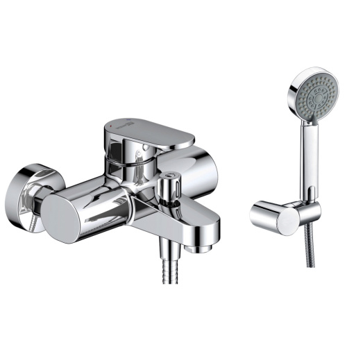 Смеситель для ванны и душа WasserKRAFT Donau 5300 5301 настенный хром - фото 4