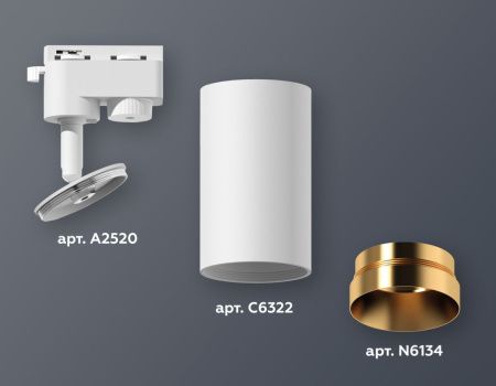 Трековый однофазный светильник Ambrella Light Track System (Трацк Сыстем) XT6322064