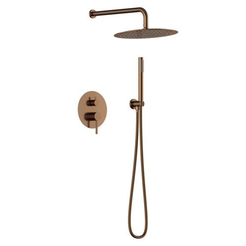 Душевая система Knotlor SS-26/RB встраиваемая в стену цвет бронза - фото 2