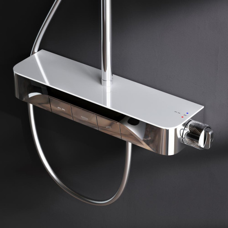 Душевая стойка Am.Pm Func F078F300 настенная цвет хром с термостатом