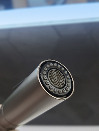 Смеситель для кухни AltroBagno Flusso AltroBagnoFlusso050203GM на мойку оружейная сталь