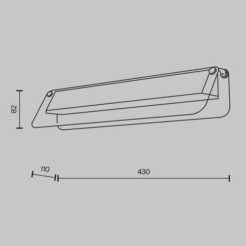 Бра Maytoni Flat MOD296WL-L10BC3K - фото 4