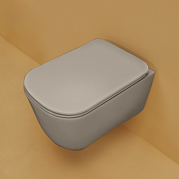 Чаша унитаза подвесная Kerasan Tribeca 511481 цвет белый без сиденья безободковая душевой смыв