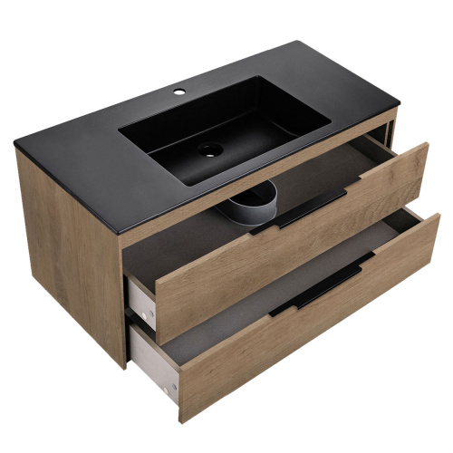 Тумба под раковину Vincea Chiara 2D VMC-2C2100NO 99х47.6х47.5 - фото 3