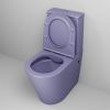 Унитаз напольный с бачком Grossman Color GR-4480LIMS фиолетовый с сиденьем безободковый каскадный смыв