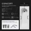 Ванна чугунная Vinsent Veron Concept VCO1407042H/VH0015BL 140х70 пристенная прямоугольная с ножками с ручками