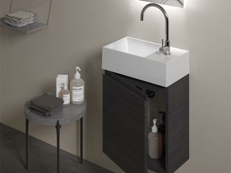 Раковина из сантехнического фаянса Hatria BAHIA_13 BH0450250011TS0 50х30 подвесная цвет белый 1 отверстие под смеситель